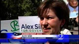Sink, Scott Campaign Across Central Florida