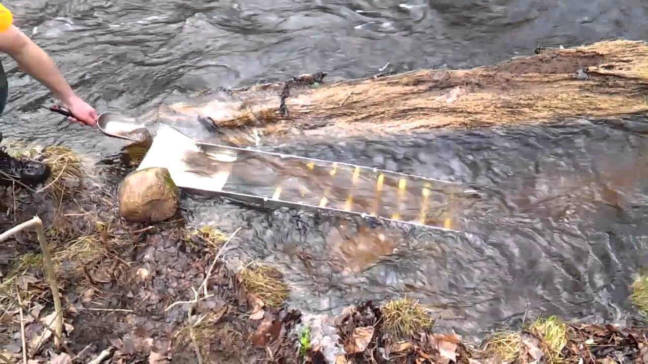 Panning for Gold Northern Wisconsin - YouTube