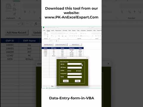 Data Entry form