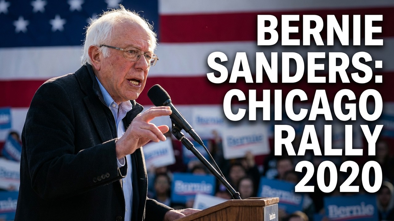 Senator Bernie Sanders Rally in Chicago's Grant Park March 7, 2020 ...
