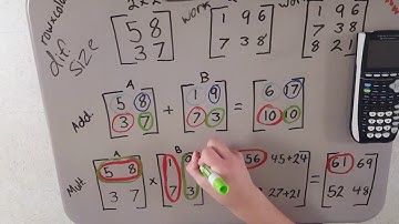 Matrix Addition and Multiplication
