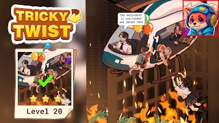 Tricky Twist Puzzle Level 20 Reduce The Weight Of Helicopter Walkthrough Solutions