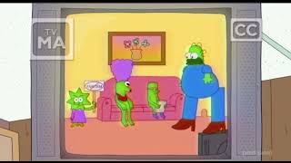 The Simpsons reference in smiling friends 