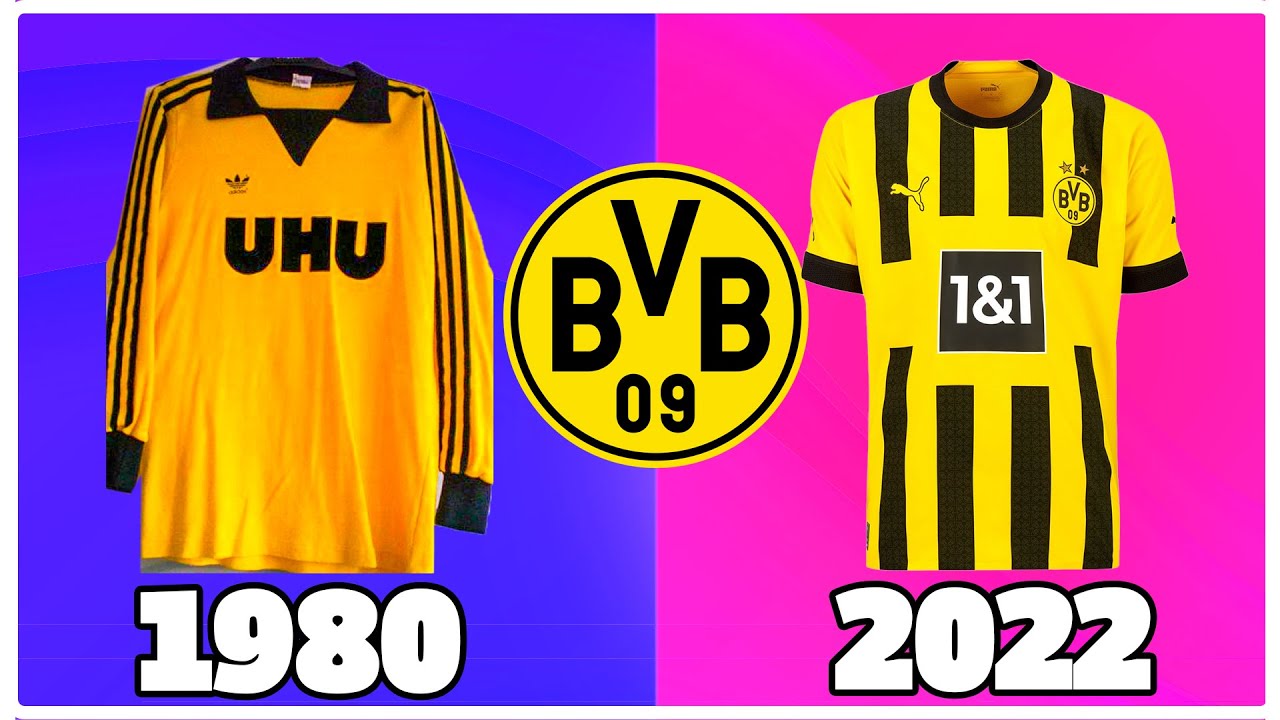 EVOLUTUON DORTMUND ALL KITS 1980-2022