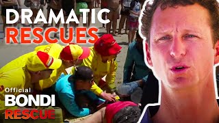 Most DRAMATIC Lifeguard Rescues (Bondi Rescue Season 10)