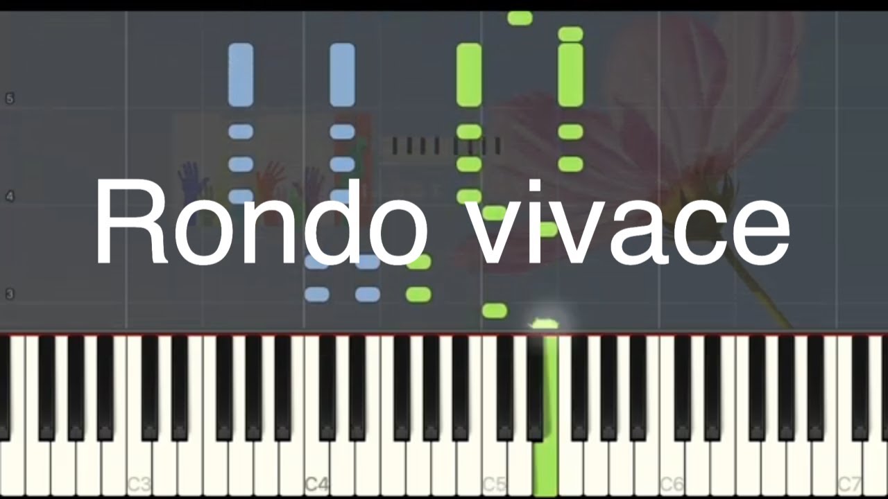Kuhla Rondo Kuhlau - Rondo vivace - Medium piano tuto - YouTube