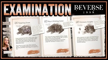 EXAMINATION: Targeting Exam / Play a Waiting Game / Visionary Insights [Tutorial] ⏳ Reverse: 1999