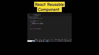 How to make reusable component in react js | react reusable component #shorts #reactjs #coding