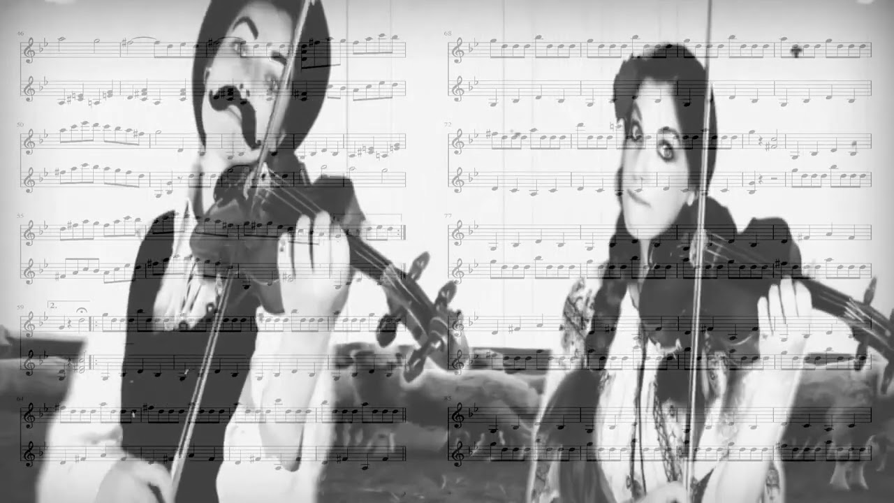 Grigoras Dinicu - Caruta Postei / Postal Carriage for Two Violins with SCORE