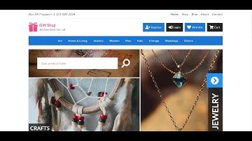 Angular 16 Gift Shop Ecommerce Website Template Free