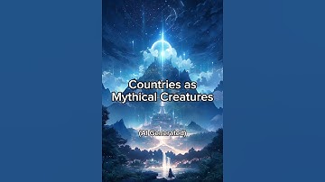 Countries as Mythical Creatures! #shorts #aiart #midjourney #country  #folklore #mythical #creature