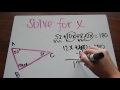 Triangle angle sum theorem tutorial