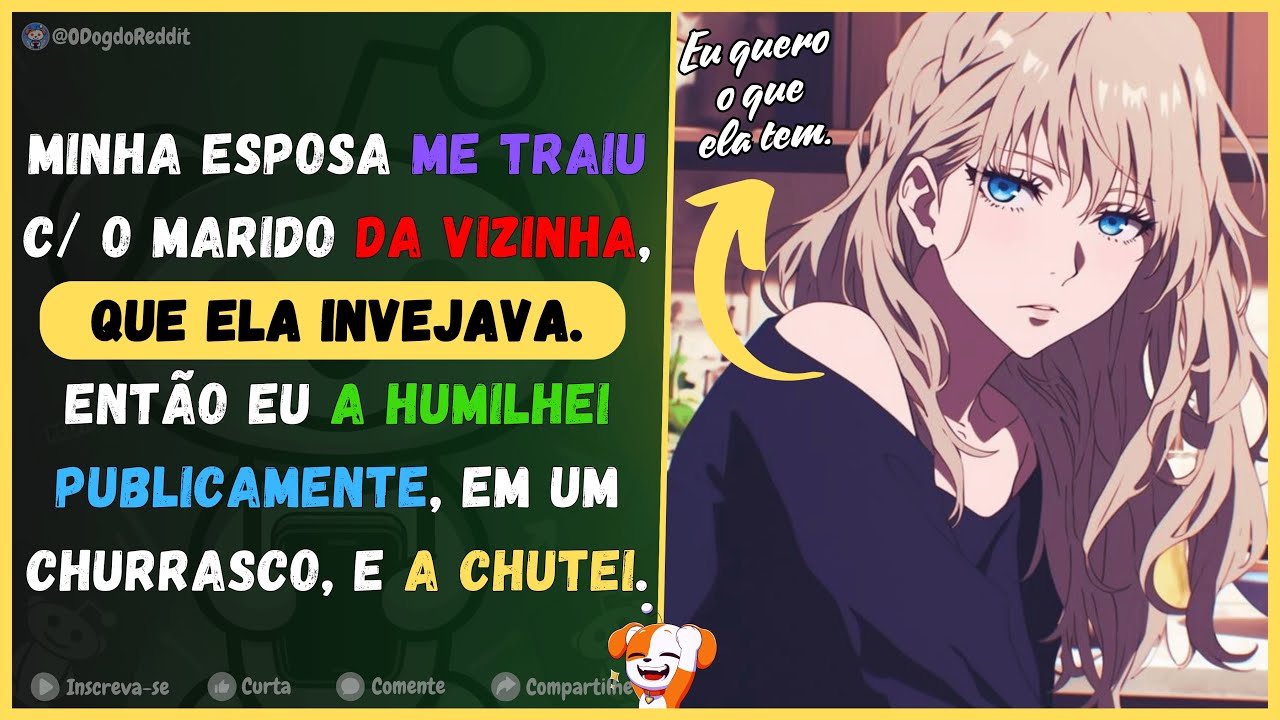 Minha esposa me traiu com o marido da vizinha, que ela invejava. Então eu a humilhei em um churrasco