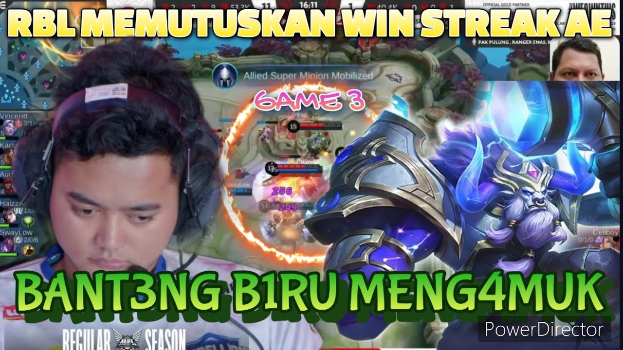 REBELLION ZION PK HERO KEMENANGAN MINOTOUR DI GAME 3.RBL PK BANTENG BIRU ,RBL ZION BANTA1 ALTER EGO