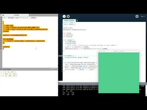SuperCollider - Processing OSC Communication (Proof of Concept)