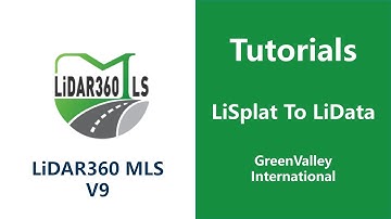 Gaussian Splatting Reconstruction | LiSplat To LiData | LiDAR360MLS