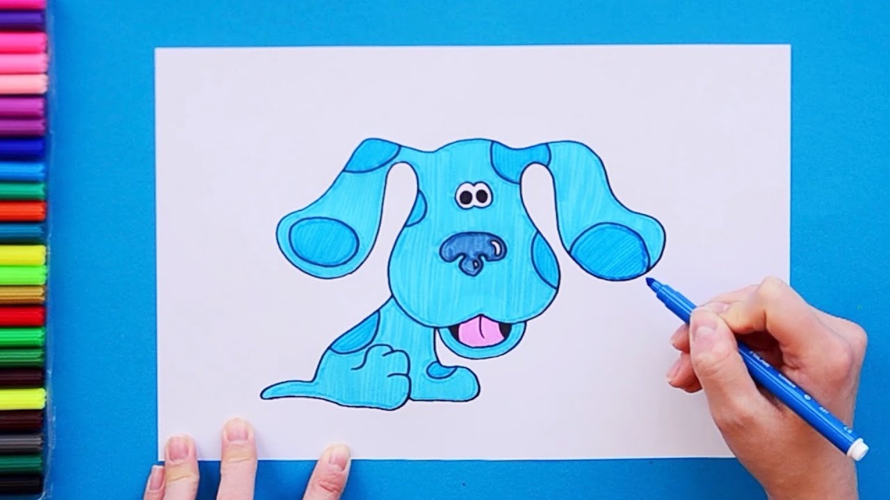 How To Draw Blue's Clues Step By - Leavetom12