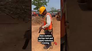 new workers vertigo test and safety induction training #newpost #reels #viral #music #safety #news