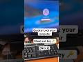 Quickly Lock Your PC ShortCut key (Window +L) #technology #computershortcutkeys