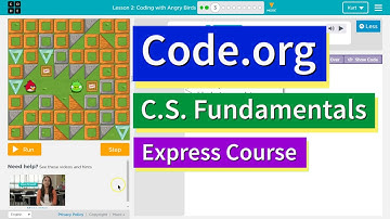 Code.org Programming with Angry Birds | Part 3 Answer Explained | Express Lesson 1 Course C Lesson 4