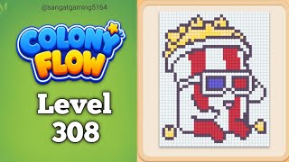 Colony Flow Level 308 game walkthrough