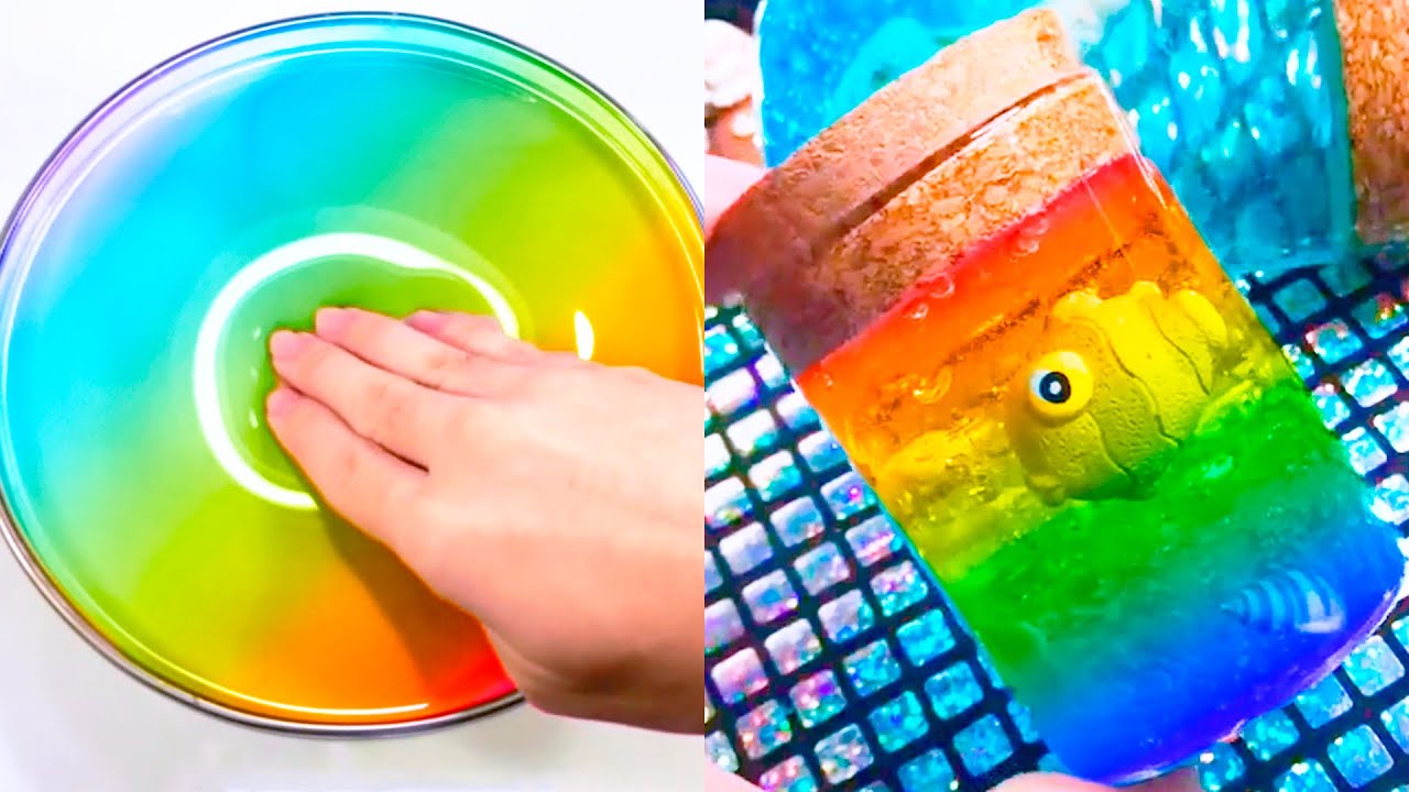 Relaxing Slime Compilation ASMR Oddly Satisfying Video - YouTube