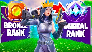 Grinding To UNREAL RANK In Fortnite Chapter 5...