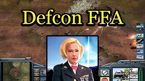 Defcon FFA - Super Weapon General - Pro Rules | C&C Generals Zero Hour | No Commentary