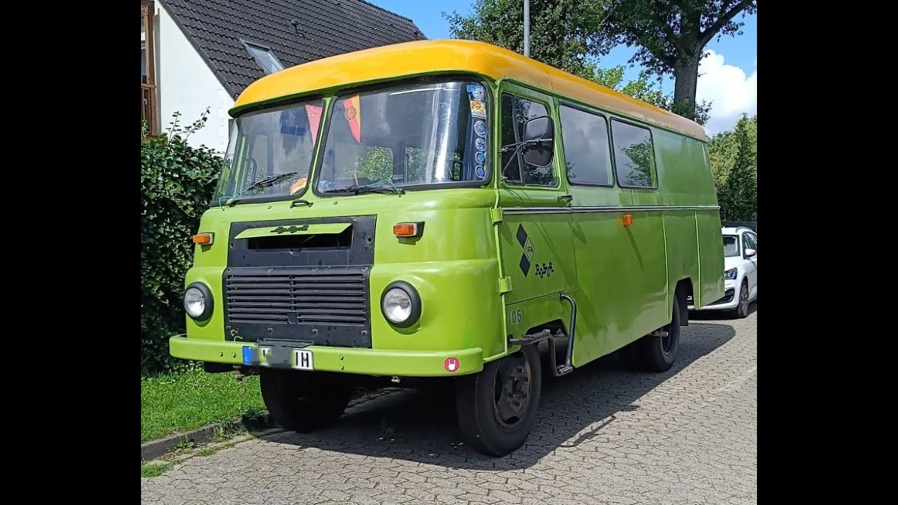 Robur LO 3000 MZ Bus Mitfahrt