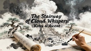 The Stairway of Cloud Whispers | Koto & Flute for Deep Sleep & Ethereal Ascent