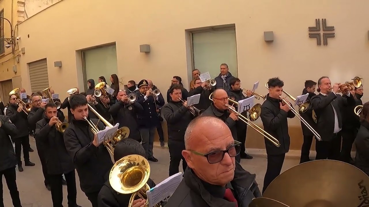 Entrata Ceto dei Pescatori - Misteri di Trapani 2024  - Banda di Favignana