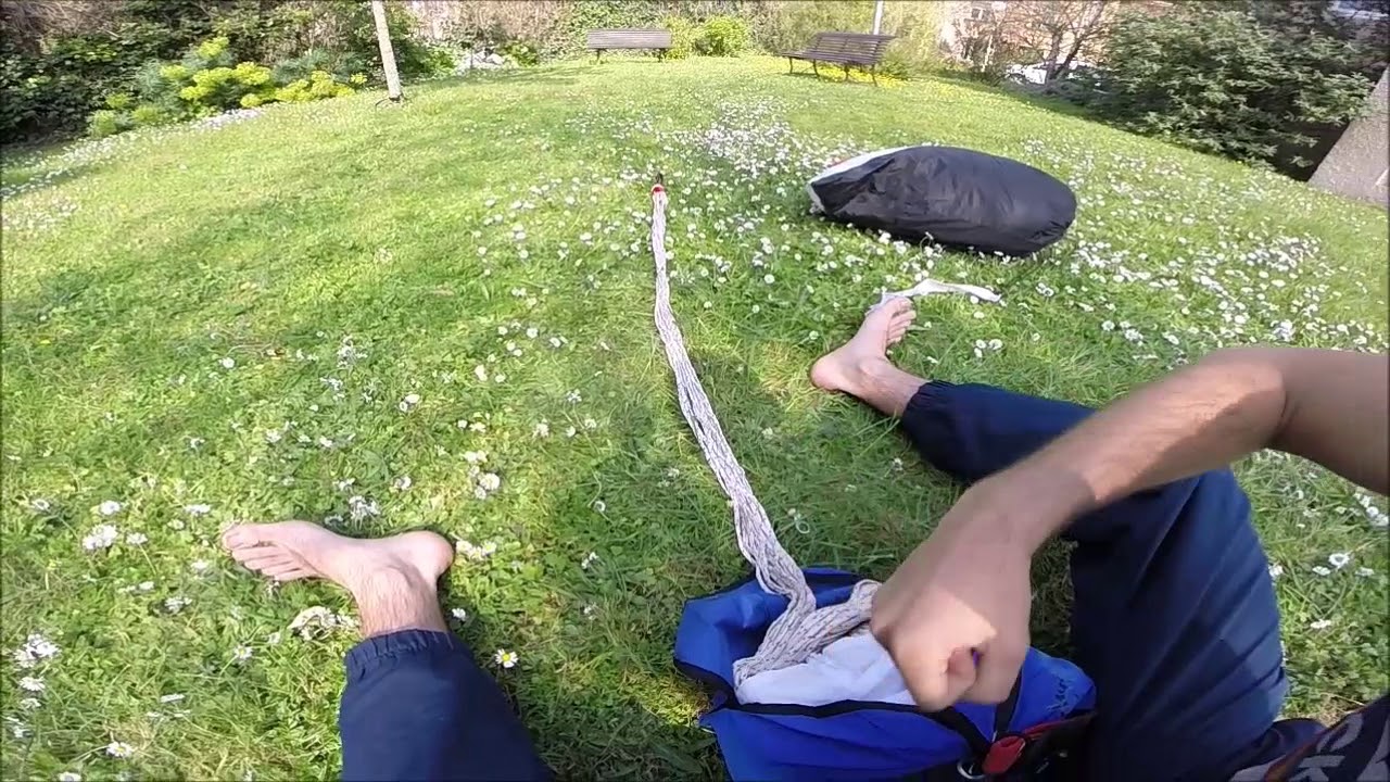 Astuces pliage de secours rond parapente