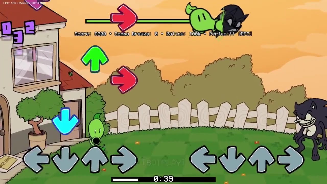 Peashooter vs 2017 X (FNF: Awesome Pack [CANCELLED])