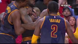 Cavs announcers go crazy after LeBron's buzzer beater vs Bulls in Game 4!
