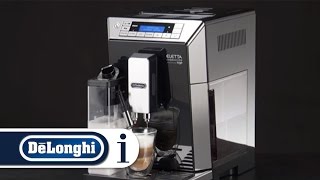 How to program the quantity of coffee and milk with your De'Longhi Eletta Cappuccino ECAM 45.760