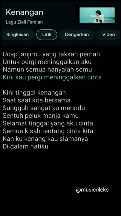 cover ziel ferdinan  lagu kini tinggal kenangan #story sad