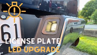 RAM 1500 License Plate Light Upgrade