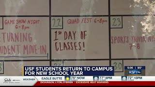 USF students return to campus for new school year