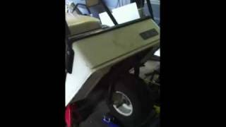 ez go 3 wheel colf cart customized  vido 1