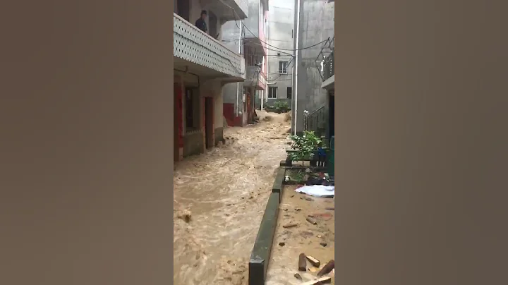 On June 20, 2024, floods washed into villages in Chun'an County, Zhejiang Province #nature - DayDayNews