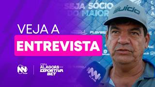 Coletiva   Moacir Júnior pós jogo contra o CSE   Semifinal Copa Alagoas 2026