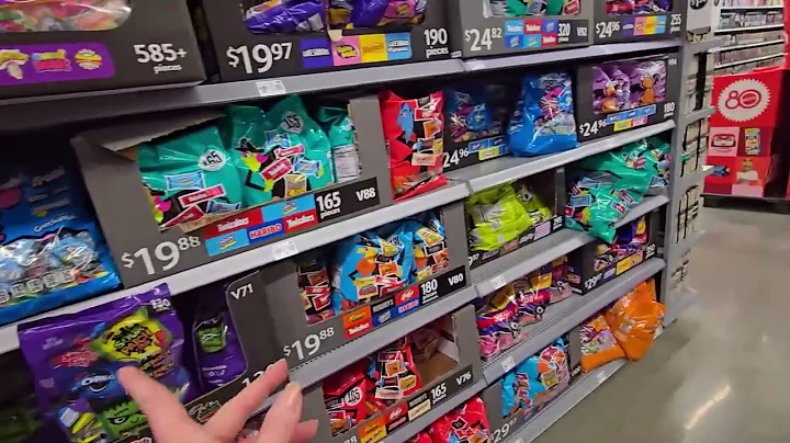 Walmart Halloween Candy Walk-Through w/Crinkles 2025