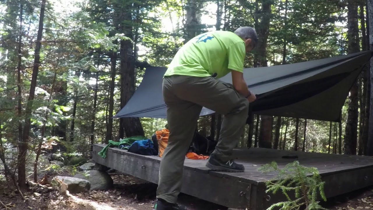 Ethan Pond Hammock Camping White Mountains Mt. Willey YouTube