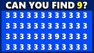 Challenge Your Vision: Spot the Odd Numbers in this Puzzle Quiz!