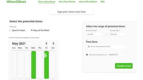 When2meet redesign prototype