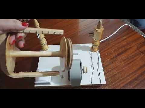 Прялка Урюпинская самодельная, ознакомительнное видео.