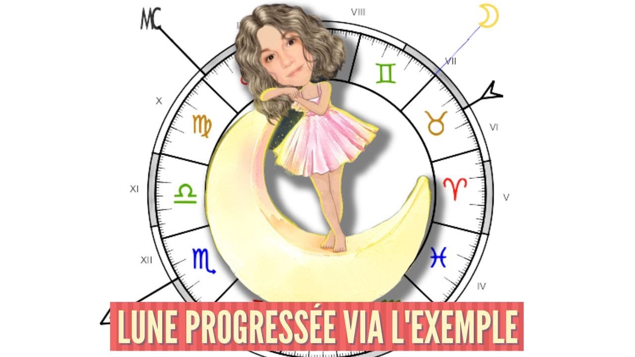 🔦 - LA LUNE PROGRESSEE VIA L'EXEMPLE