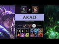 Akali Mid vs Swain - KR Grandmaster Patch 25.21