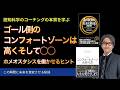 ゴール側のコンフォートゾーンは高くそして◯◯〜ホメオスタシスを働かせるヒント【心理学/機能脳科学/認知科学】青山龍コーチングチャンネル