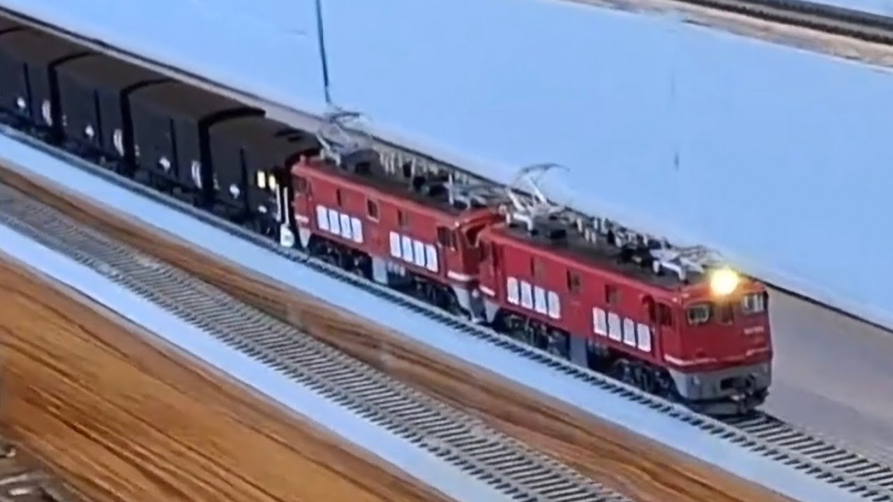 🌇北陸本線▪︎敦賀機関区▪︎ED70重連▪︎貨物列車【HOｹﾞｰｼﾞ】DCCｻｳﾝﾄﾞ🎵